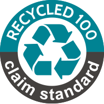 100% RCS recycled polyester, certified by Control Union CU1030092