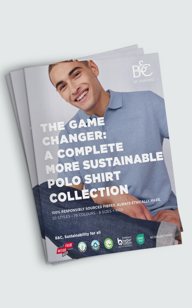 DOWNLOAD THE NEW B&C POLO SHIRT BROCHURE 
